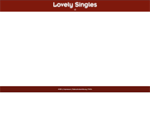 Tablet Screenshot of lovely-singles.com